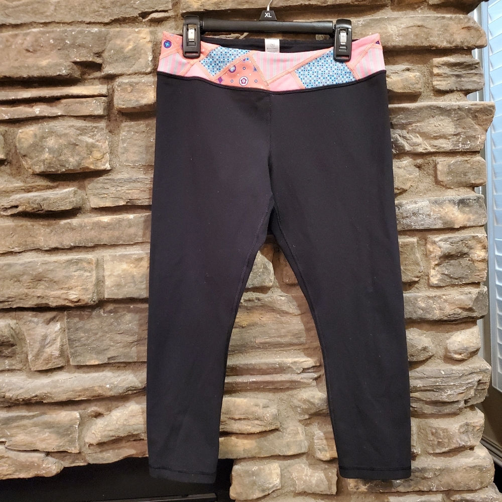 IVIVVA REVERSIBLE CAPRI LEGGINGS SZ 14